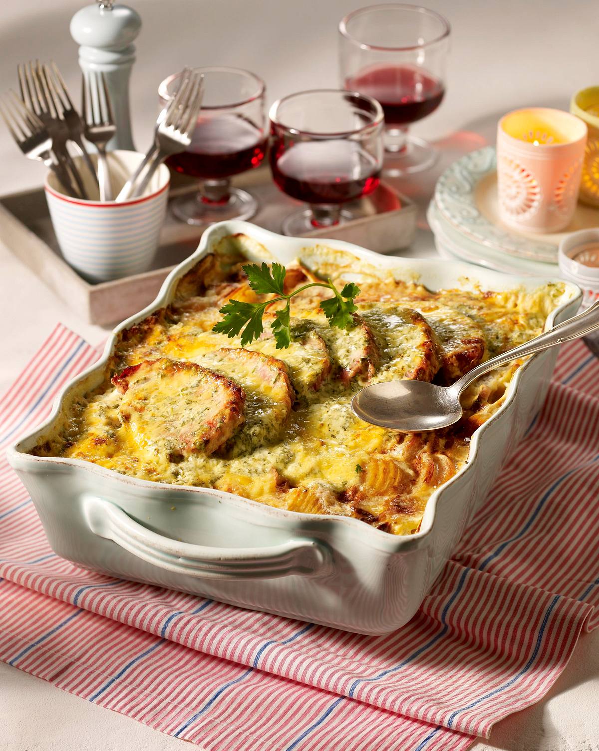 Kasseler-Kartoffel-Gratin Rezept