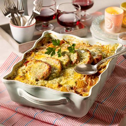 Kasseler-Kartoffel-Gratin Rezept Kasseler-Kartoffel-Gratin Rezept