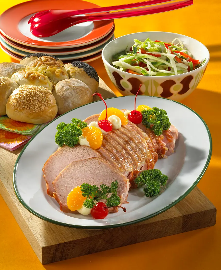 Kasseler mit Krautsalat Rezept Kasseler mit Krautsalat Rezept
