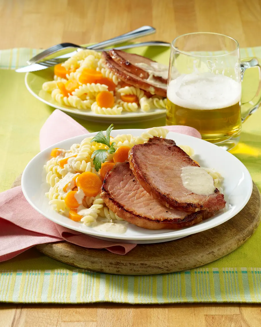 Kasseler mit Meerrettich-Soße Rezept