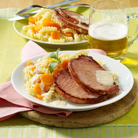Kasseler mit Meerrettich-Soße Rezept Kasseler mit Meerrettich-Soße Rezept