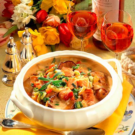Kasseler-Pilzragout Rezept Kasseler-Pilzragout Rezept