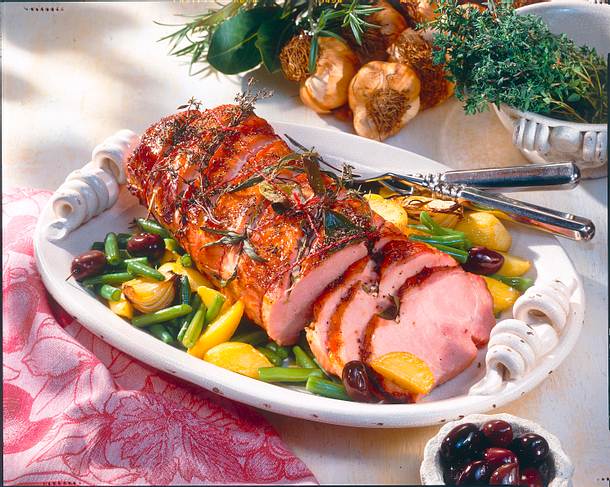 Kasselerbraten mit Bohnen und Kartoffeln Rezept