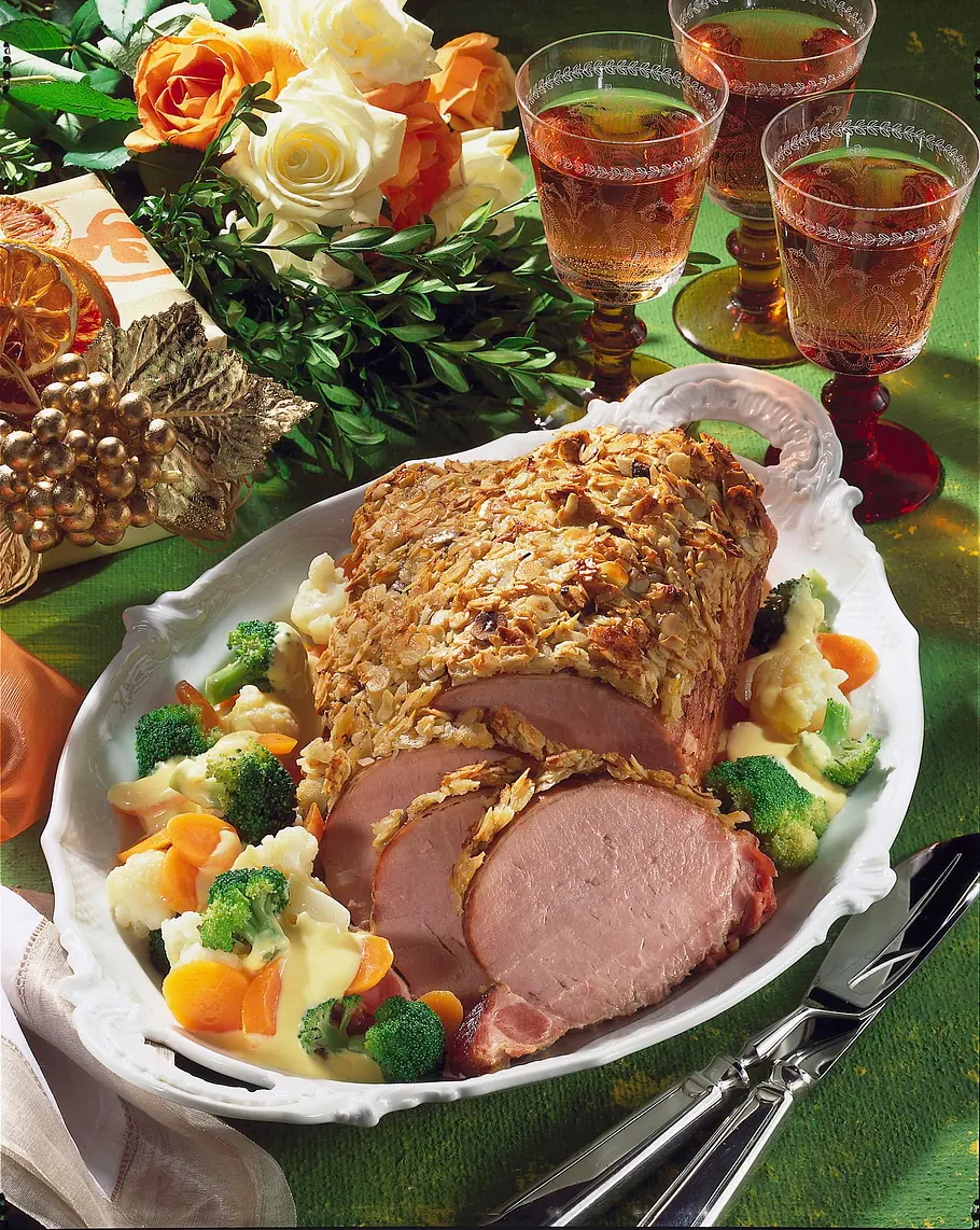 Kasselerbraten mit feinem Gemüse Rezept Kasselerbraten mit feinem Gemüse Rezept