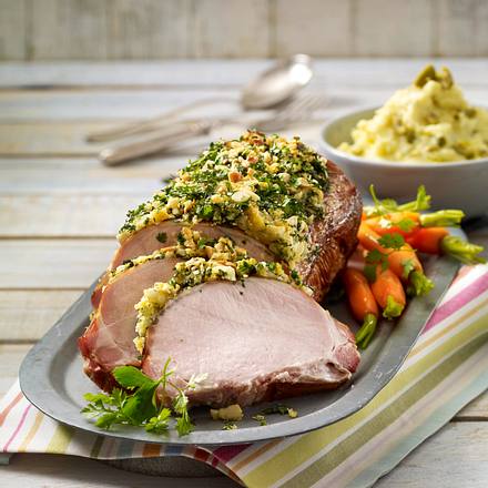 Kasselerbraten mit Kräuterkruste Rezept