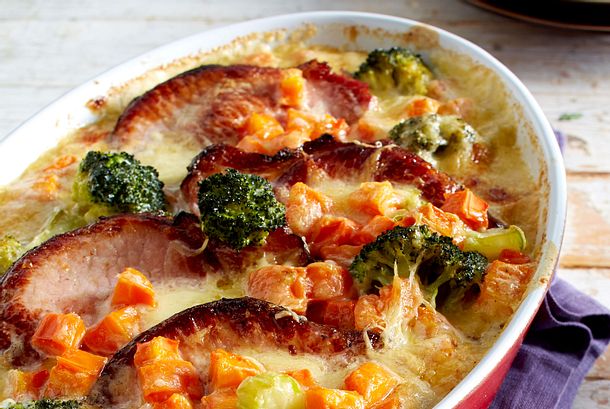 Kasselergratin mit Käsebéchamel Rezept Kasselergratin mit Käsebéchamel Rezept
