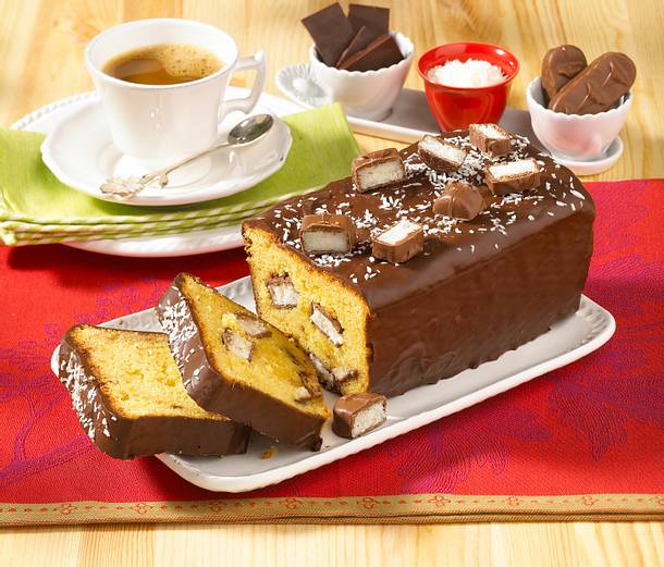 Kastenkuchen mit Bountys Rezept Kastenkuchen mit Bountys Rezept