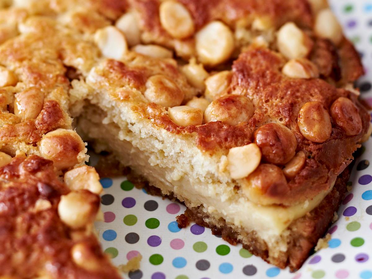 Katrins Nusskuchen mit Vanille-Honig-Creme Rezept