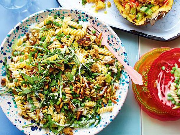 „Keep cool“-Erbsen-Nudel-Salat Rezept
