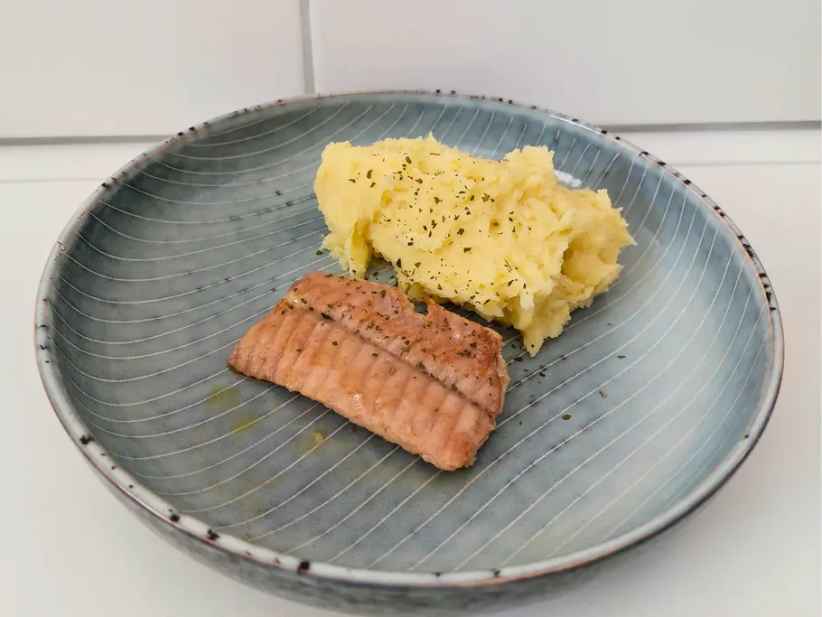 Kenwood Titanium Chef Baker Kartoffelpüree und Fisch