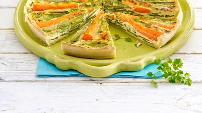 Kerbel-Möhren-Quiche Rezept - Foto: LECKER @ Bauer Media Group
