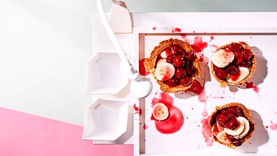 Ki-Ba-Impressionen in Upside-Down-Ästhetik Rezept - Foto: LECKER @ Bauer Media Group