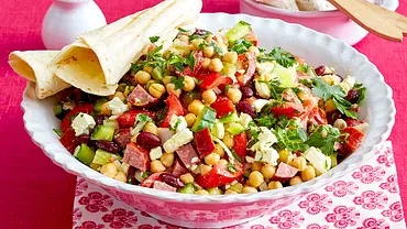 Kichererbsen-Bohnen-Salat Rezept - Foto: LECKER @ Bauer Media Group Kichererbsen-Bohnen-Salat Rezept - Foto: LECKER @ Bauer Media Group