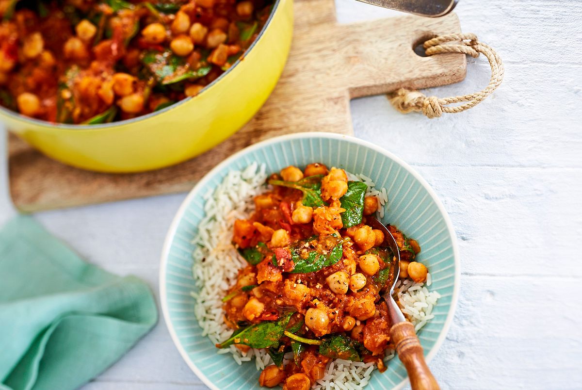 Kichererbsen-Stew im „Scharf macht wach“-Stil Rezept