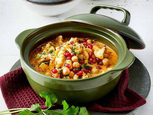 Kichererbsencurry mit Blumenkohl Rezept