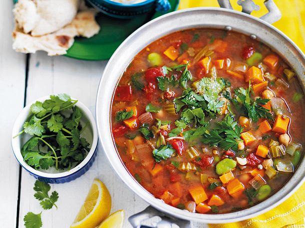 Kichererbsentopf mit Picknickeiern Rezept