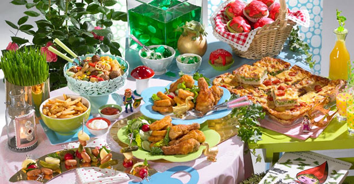 Das Märchenbuffet für den Kindergeburtstag.