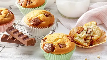 Kinderschokolade-Muffins Rezept - Foto: LECKER @ Bauer Media Group