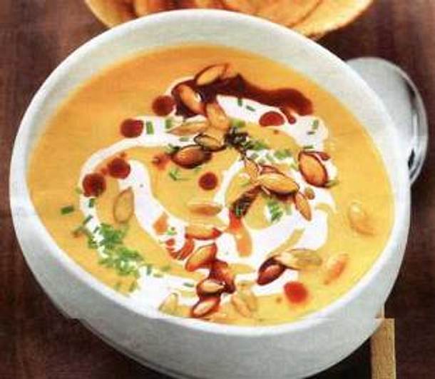 Kiras Kürbiskernsuppe vom Land`s End Rezept Kiras Kürbiskernsuppe vom Land`s End Rezept