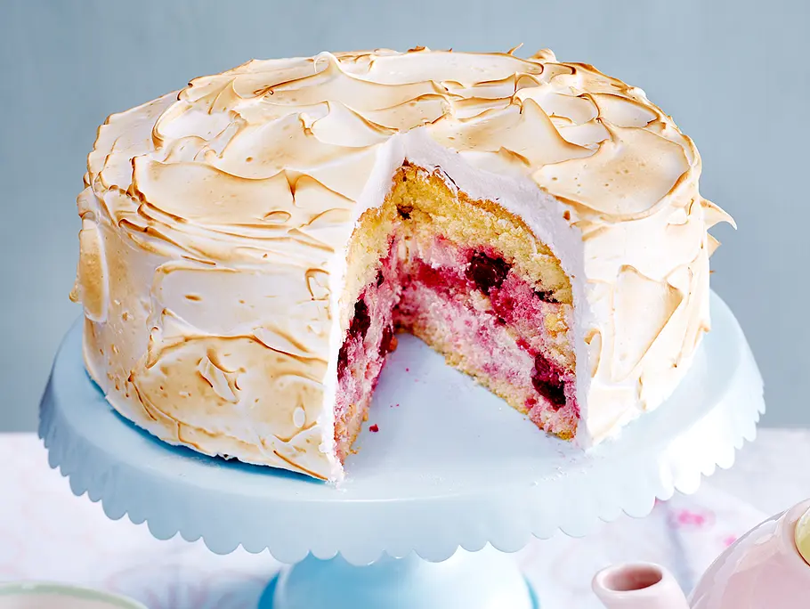 Kirsch-Baiser-Torte Rezept Kirsch-Baiser-Torte Rezept