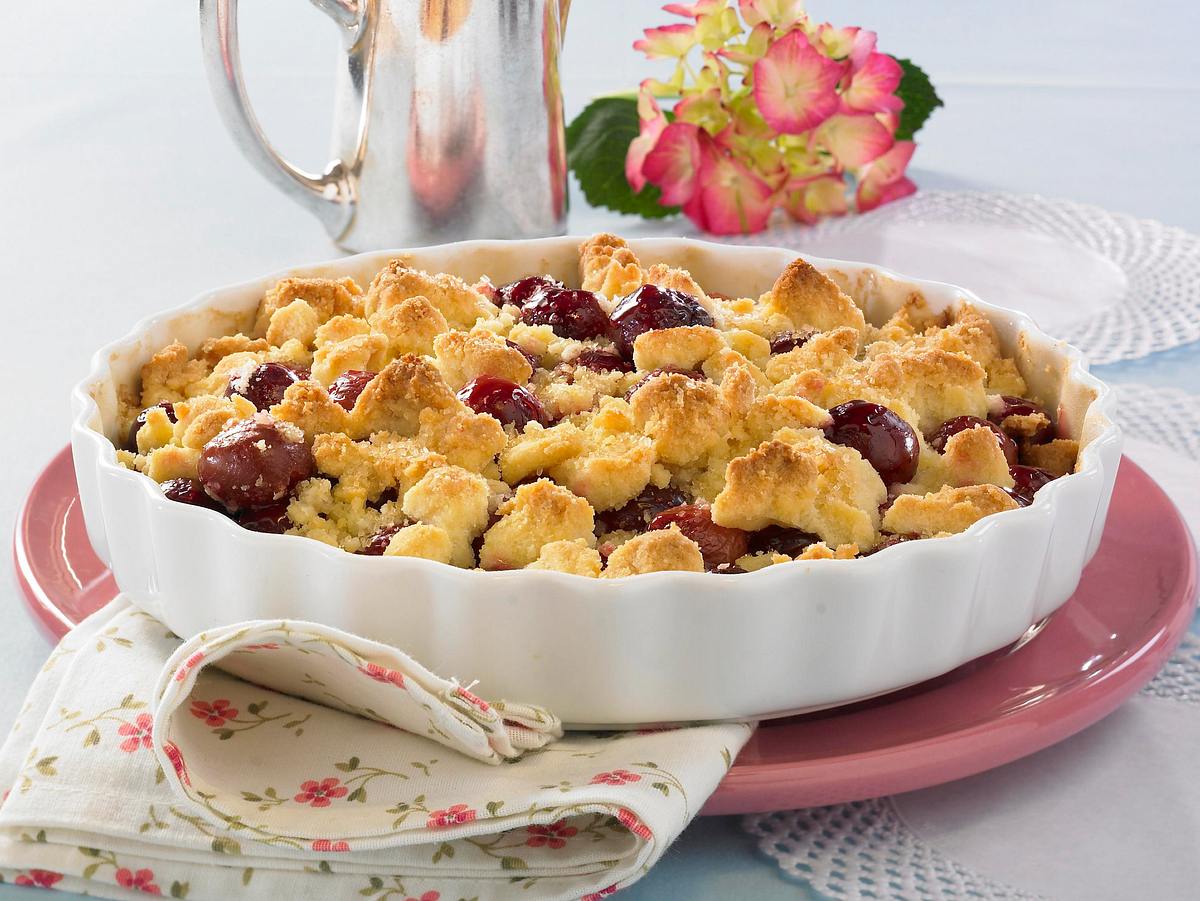 Kirsch-Crumble Rezept