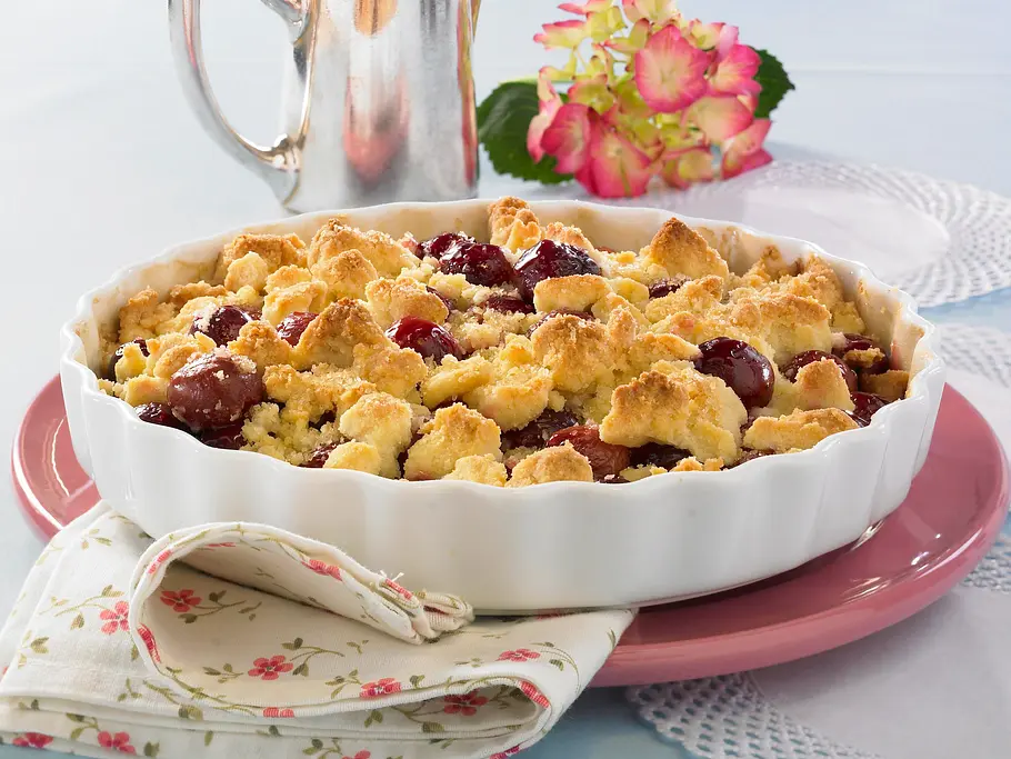 Kirsch-Crumble Rezept Kirsch-Crumble Rezept