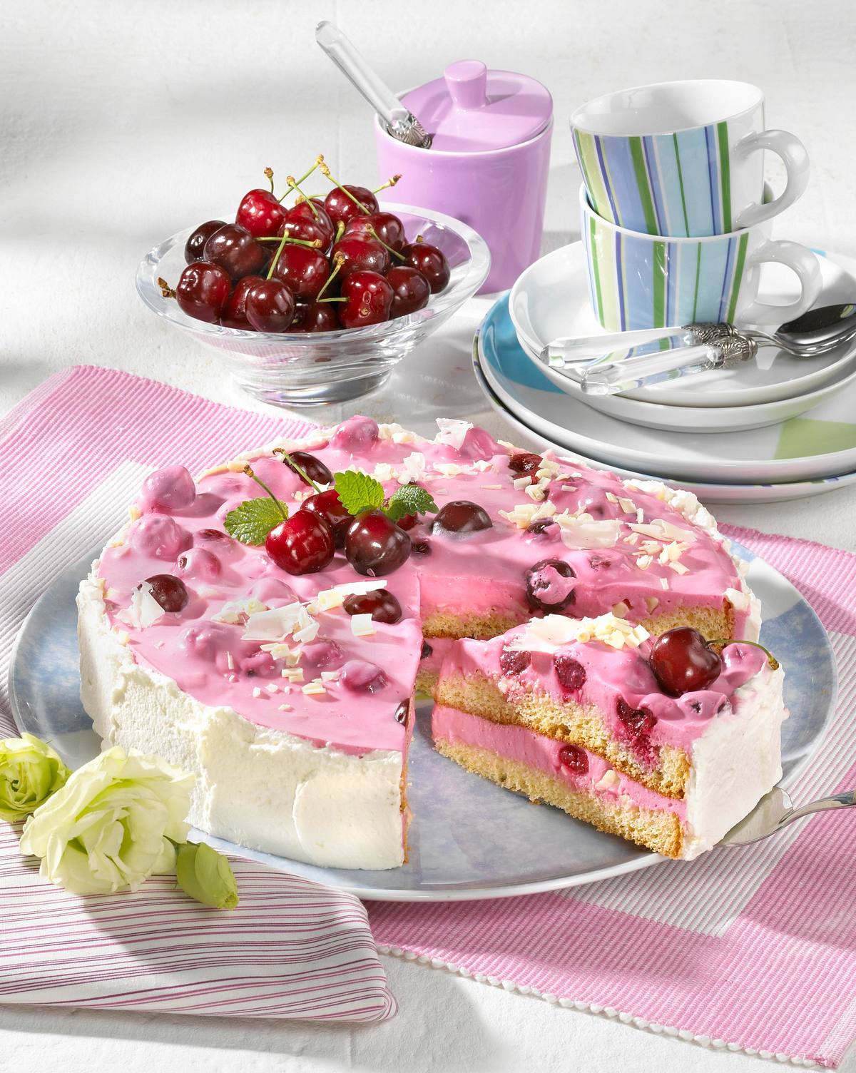 Kirsch-Joghurt-Torte Rezept