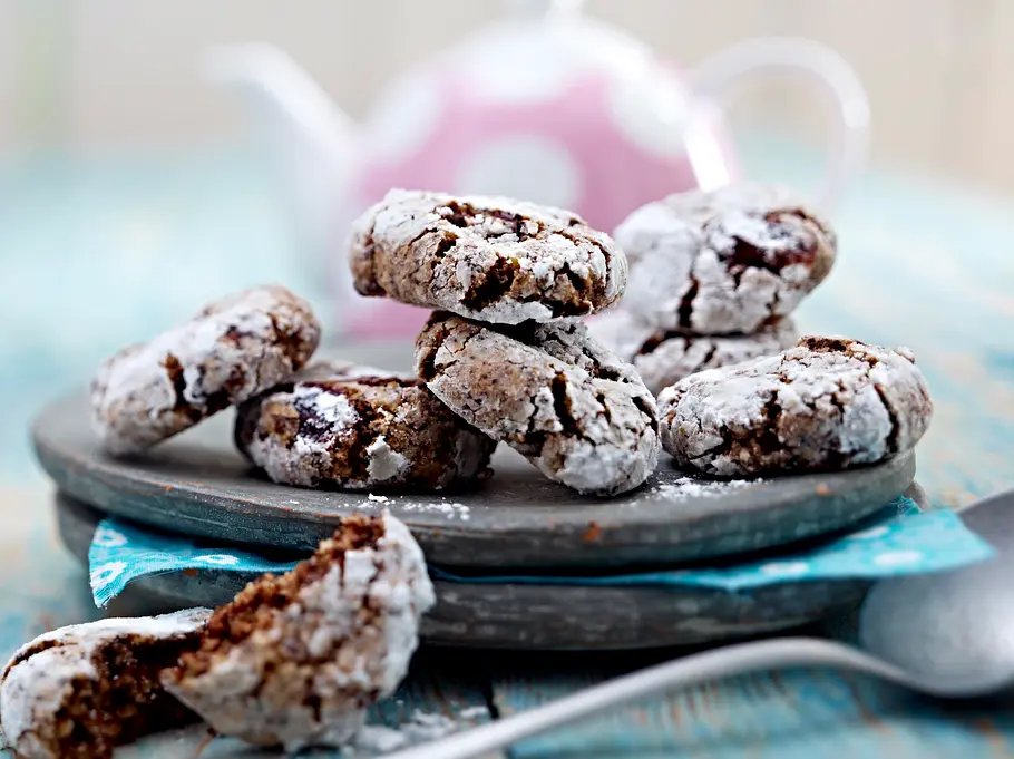 Kirsch-Mandel-Cookies Rezept Kirsch-Mandel-Cookies Rezept