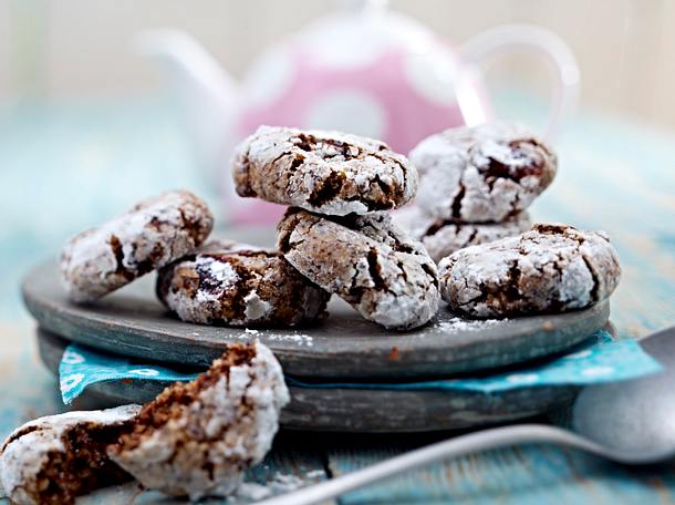 Kirsch-Mandel-Cookies Rezept Kirsch-Mandel-Cookies Rezept