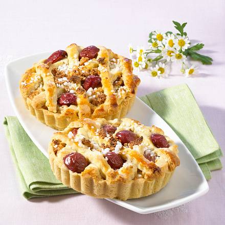 Kirsch-Mandel-Törtchen Rezept