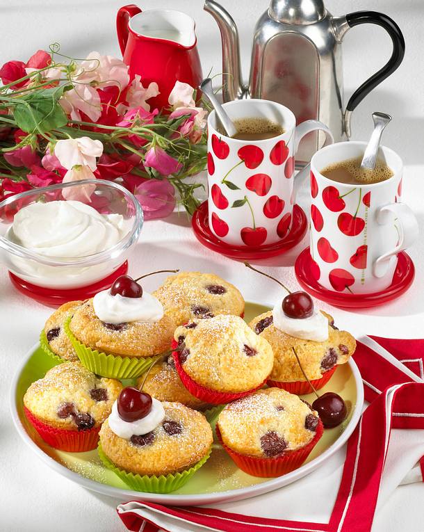KirschMuffins Rezept LECKER