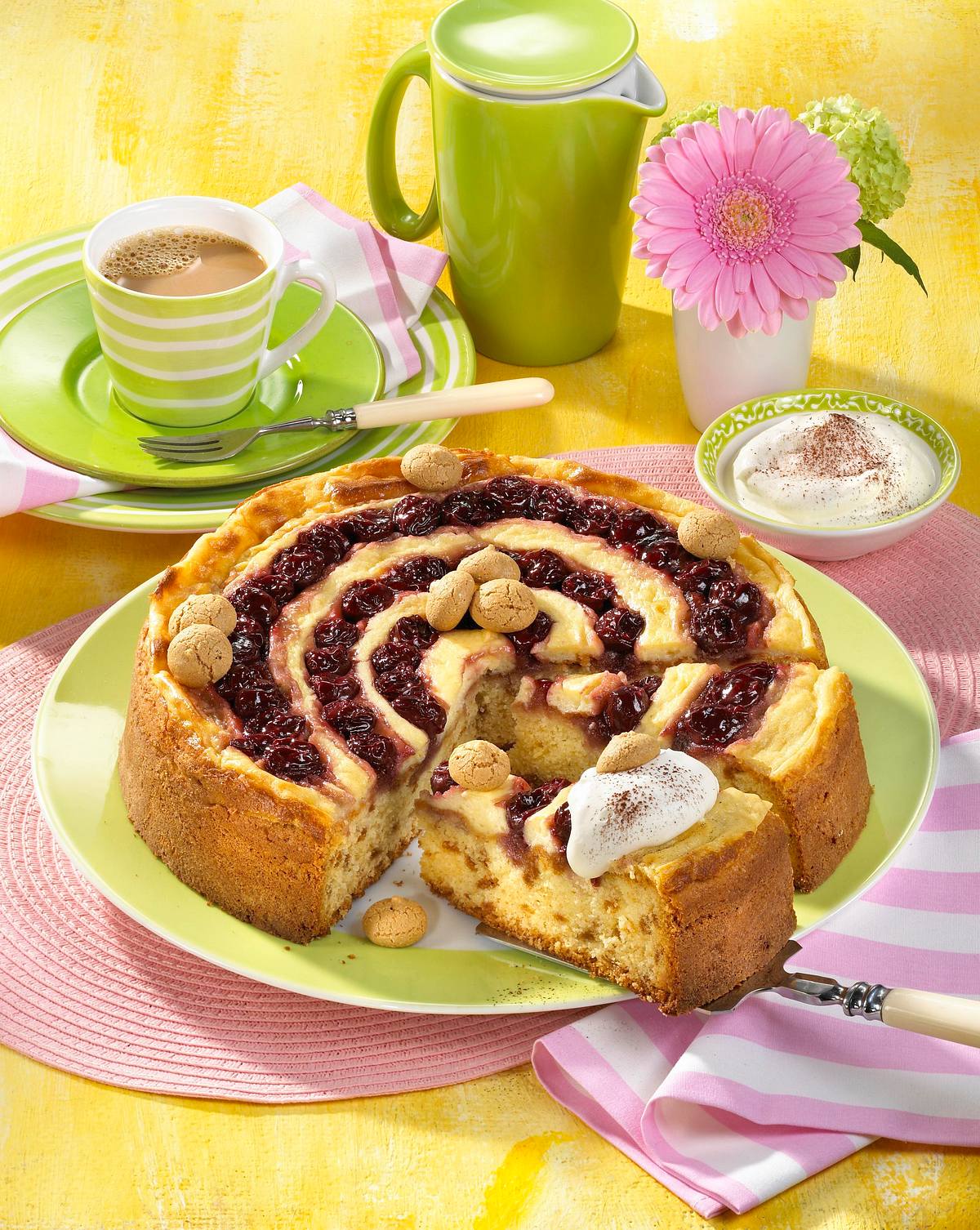 Kirsch-Pudding-Kuchen Rezept