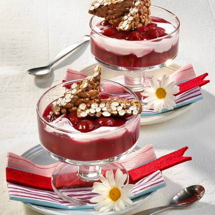 Kirsch-Sahnequark "Nippon" Rezept