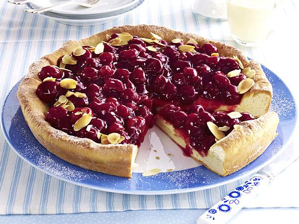 Kirsch-Wähe mit Vanille-Füllung Rezept