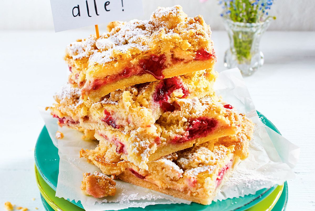 Kirschkäsekuchen vom Blech Rezept