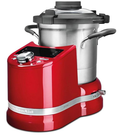 KitchenAid 5KCF0201ECA Cook Processor Liebesapfelrot, 4,5 l, 1500 Watt