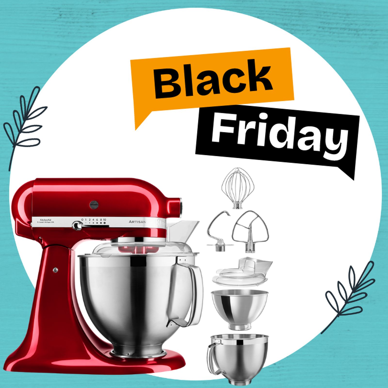 Schon vor dem Black Friday KitchenAid Artisan 185 Set im Angebot LECKER