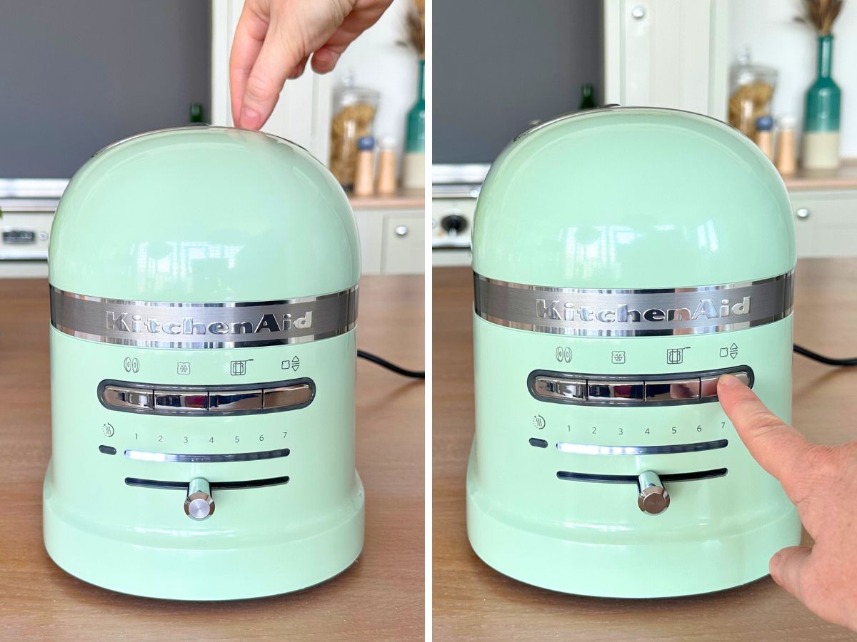 Bedienung beim KitchenAid Artisan Toaster