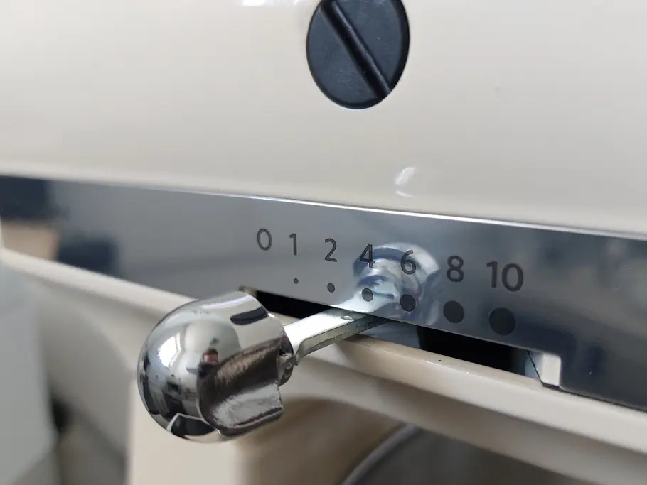 Stufenregler der KitchenAid Artisan Küchenmaschine