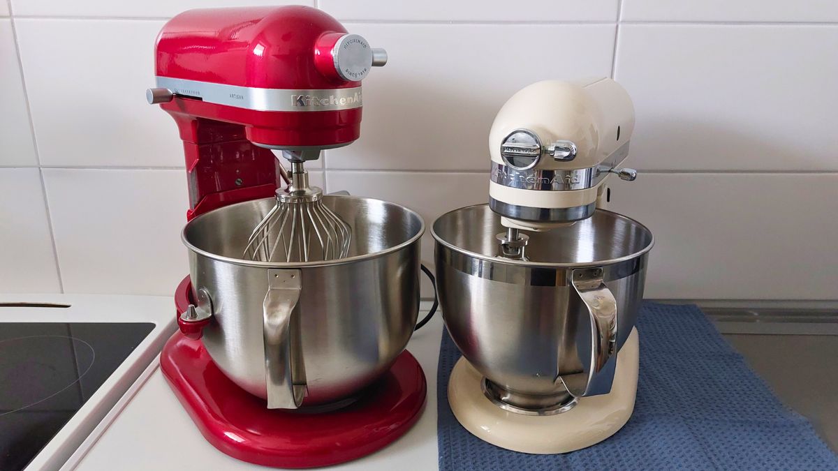 KitchenAid Küchenmaschinen 6,6 l und 4, 8 l im Vergleich