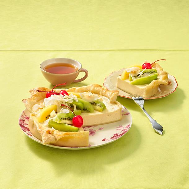 Kiwi-Käsetörtchen Rezept Kiwi-Käsetörtchen Rezept