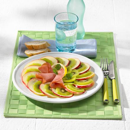 Kiwi-Schinken-Carpaccio Rezept