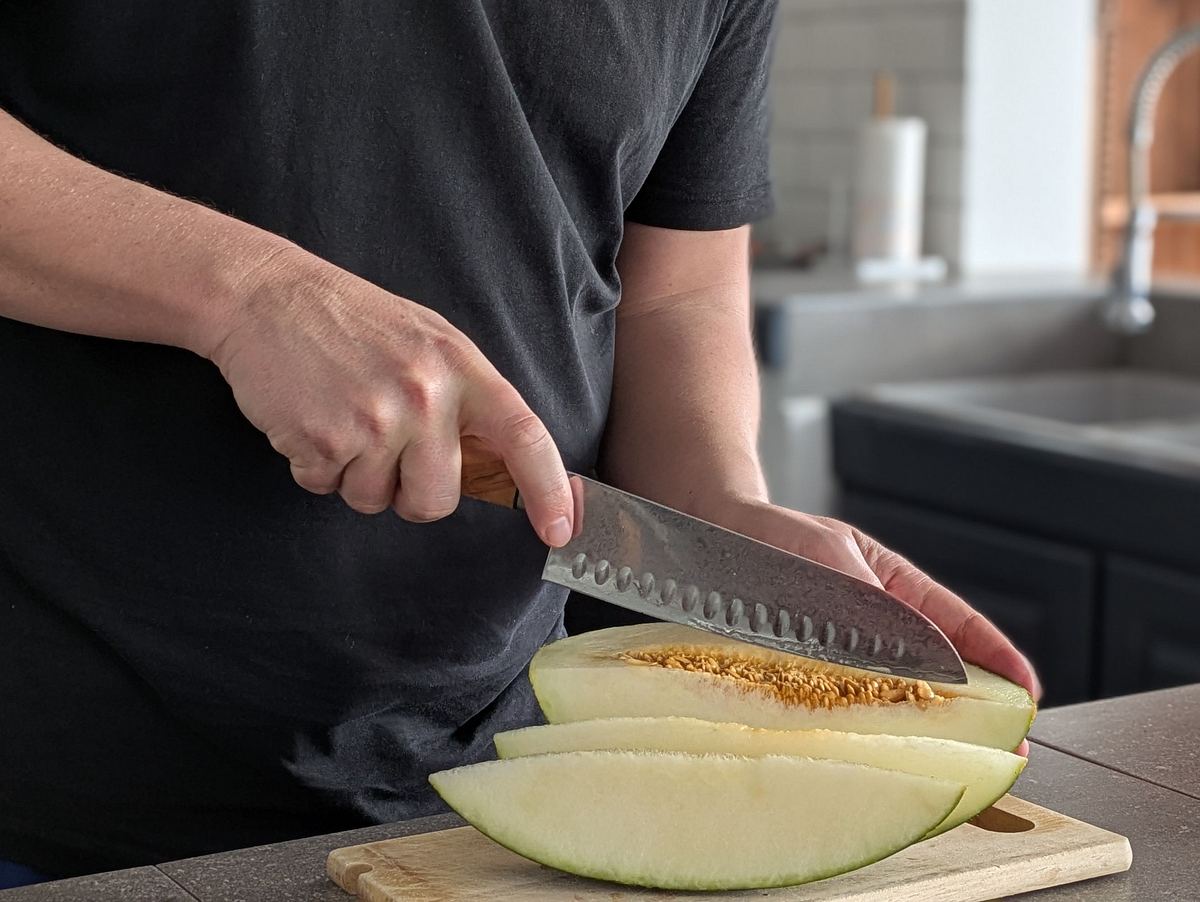 Klamer Santoku Damastmesser