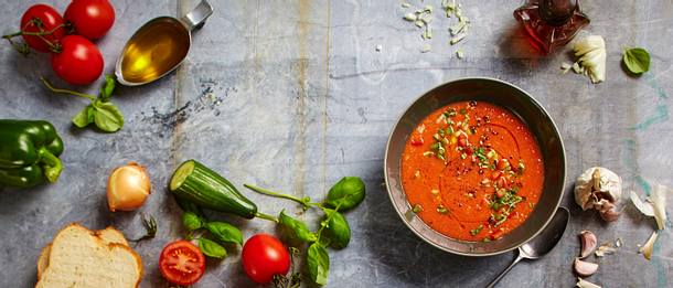 Klassische Gazpacho Rezept Klassische Gazpacho Rezept