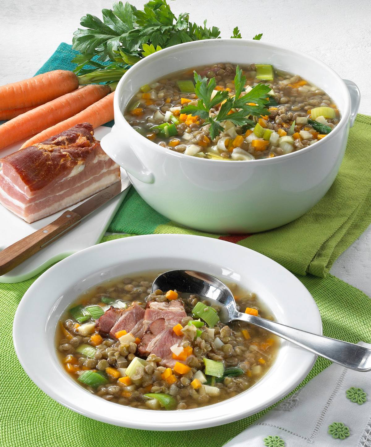 Klassische Linsensuppe Rezept