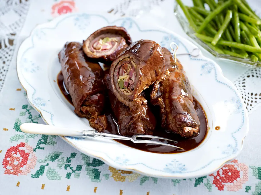 Klassische Rinderrouladen Rezept