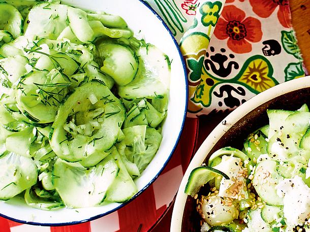 Klassischer Gurkensalat