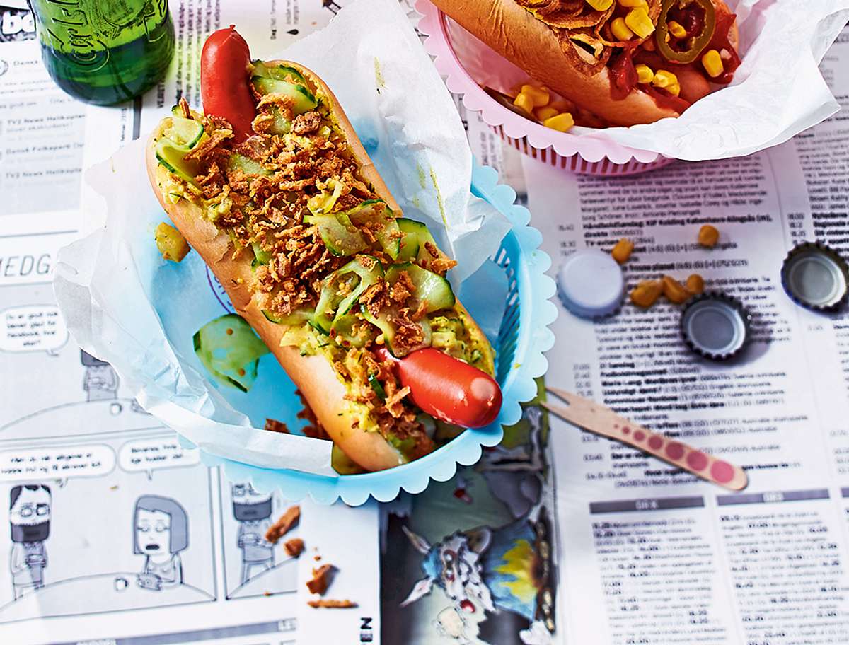 Klassischer Hotdog Rezept