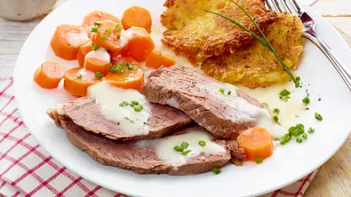 Klassischer Tafelspitz mit Meerrettichsoße Rezept - Foto: LECKER @ Bauer Media Group
