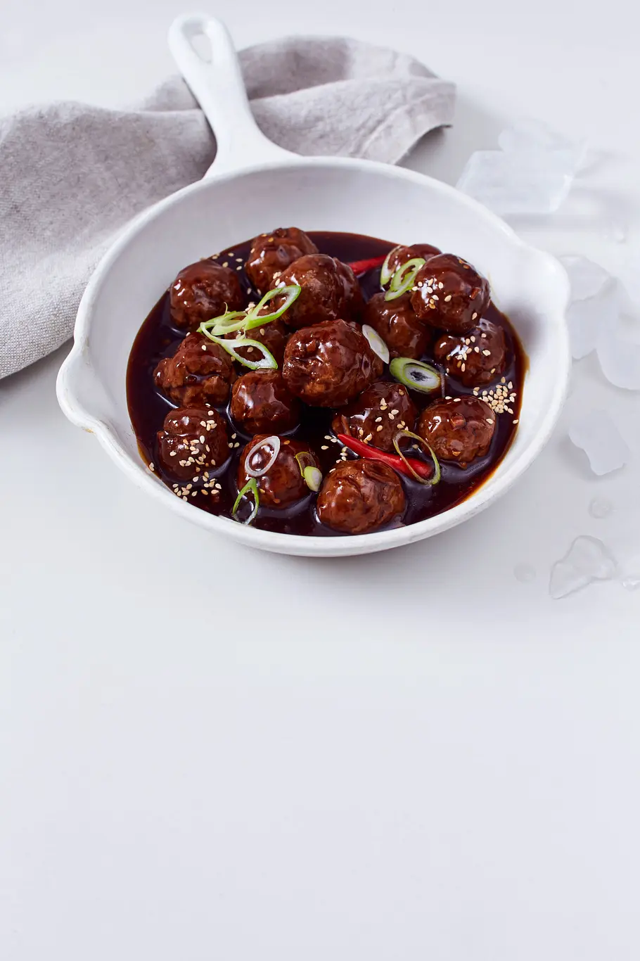 Kleine Hackbällchen in Teriyaki-Soße Rezept